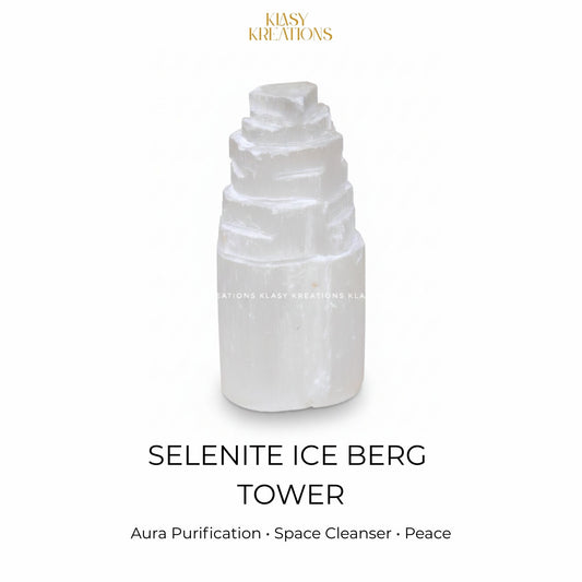Selenite Ice Berg Tower