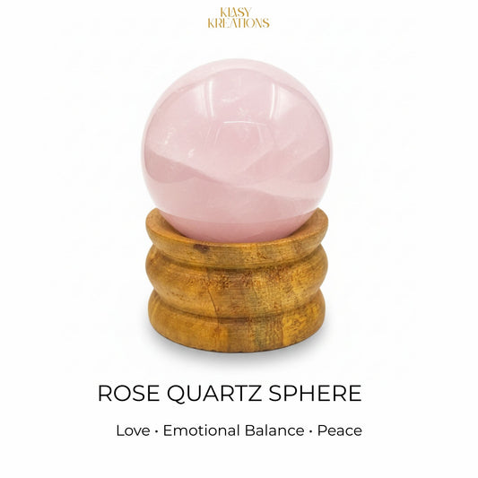 Rose Quartz Sphere (160g - 250g) - Love | Emotional Healing | Compassion