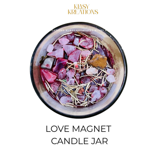 Love Magnet Candle Jar