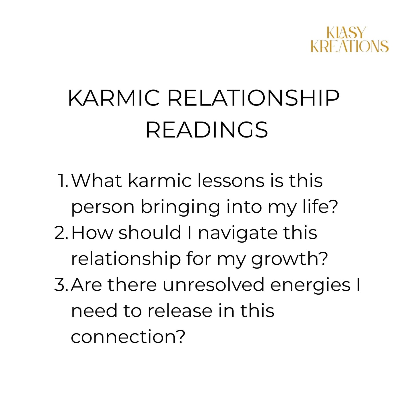 Karmic Relationship Readings