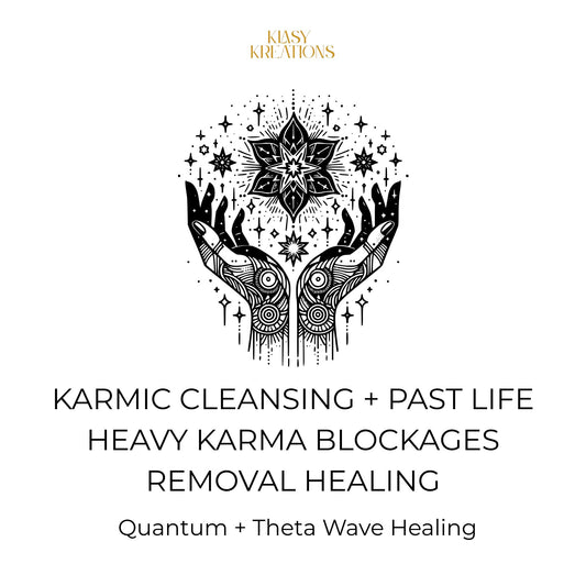Karmic Cleanse + Past Life Karma & Blocks Removal Healing