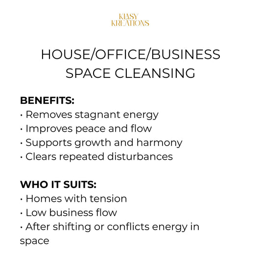 Home/Business/Office Space Cleansing Healing