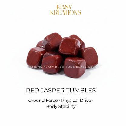 Red Jasper Tumble - Strength | Stability | Grounding - 1Pc