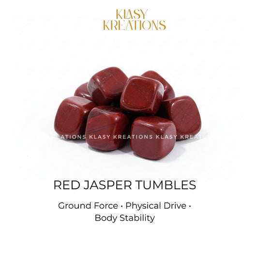 Red Jasper Tumble - Strength | Stability | Grounding - 1Pc
